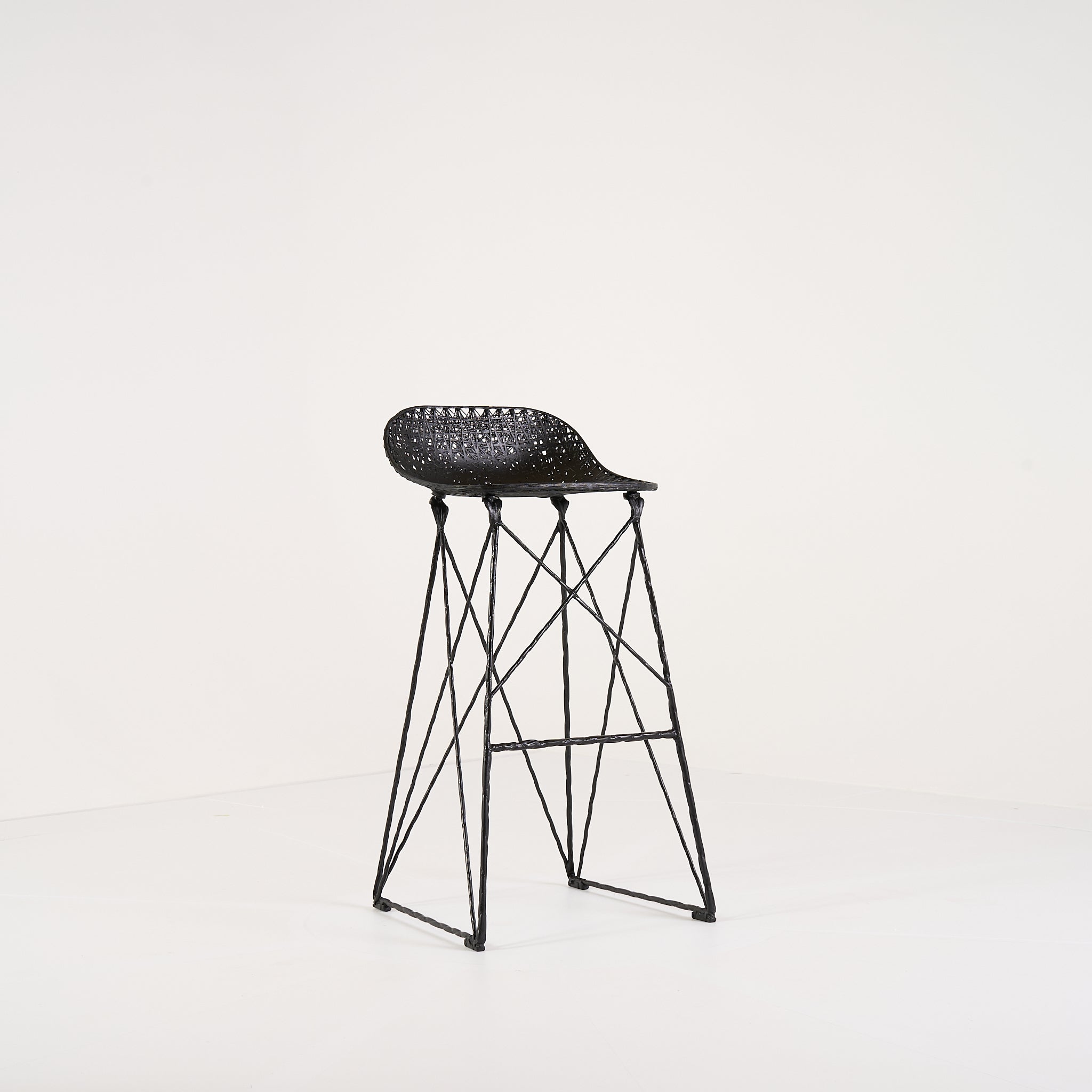 Carbon Bar Stool by Moooi in High | Floor Sample – Very Good | Shop Now | MO-MOO-8718282340166-131-Hero Image-5