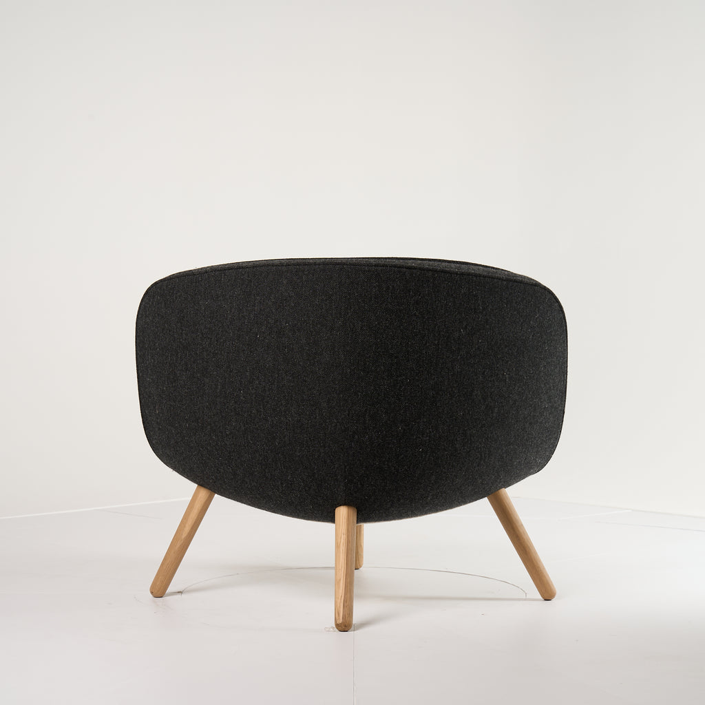 Via57  by Fritz Hansen in Hallingdal 180 - Charcoal  / Oak | Open Box – Excellent | Shop Now | MO-FHA-BI01-33-Hero Image-7