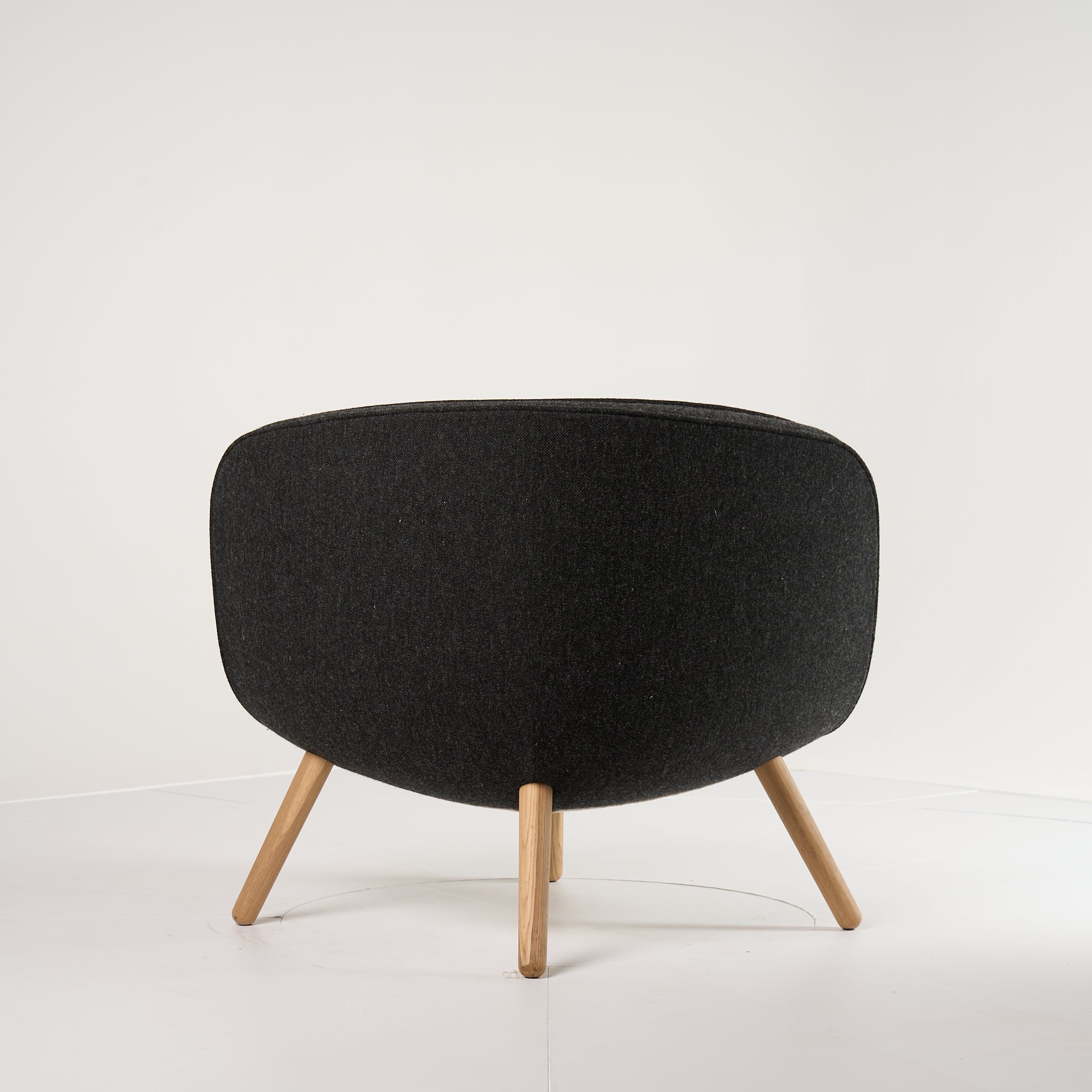 Via57  by Fritz Hansen in Hallingdal 180 - Charcoal  / Oak | Open Box – Excellent | Shop Now | MO-FHA-BI01-33-Hero Image-7
