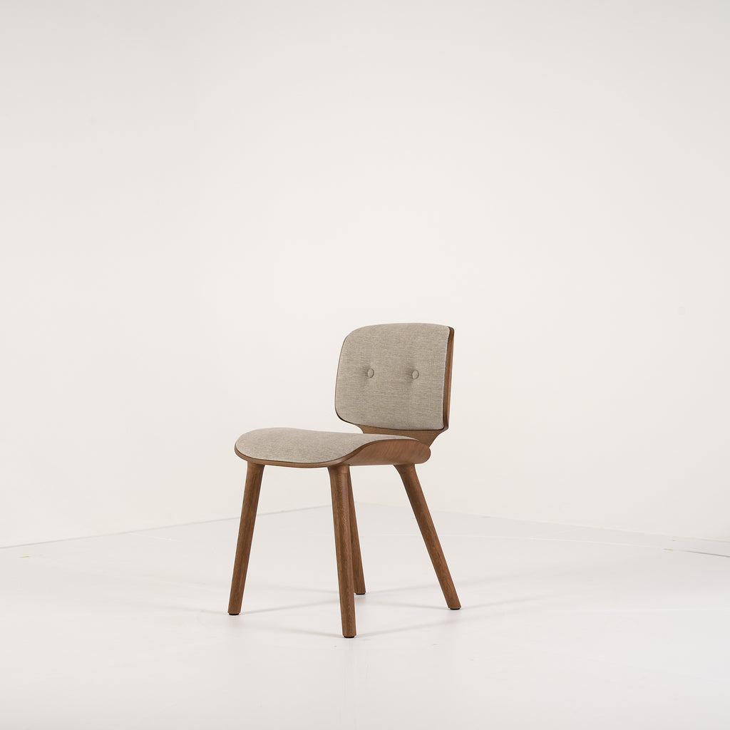 Nut Dining Chair by Moooi in Justo / Muse / Cinnamon | Open Box – Excellent | Shop Now | MO-MOO-8718282746166-151-Hero Image-4
