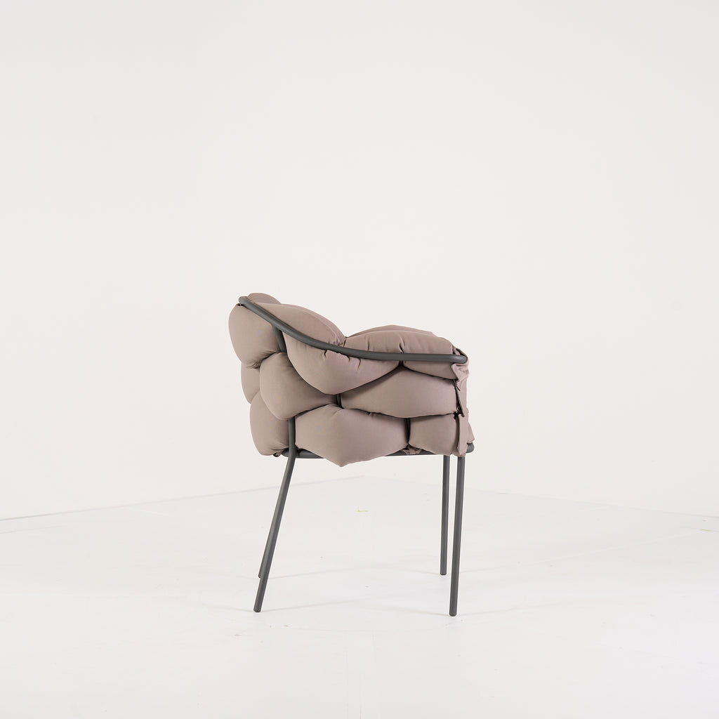Serpentine Chair with Arms by Ligne Roset in Outdoor, Taupe Fabric | Gently Used – Good | Shop Now | MO-LIR-10262094-1166-Hero Image-8
