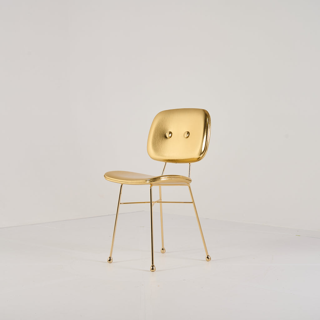 The Golden Chair by Moooi in The Golden Chair | Well Loved – Fair | Shop Now | MO-MOO-8718282340142-148-Hero Image-3