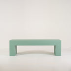 Vignelli Bench by Heller in Medium / Celadon | Floor Sample – Very Good | Shop Now | MO-HLR-1034_29-1364-Hero Image-5