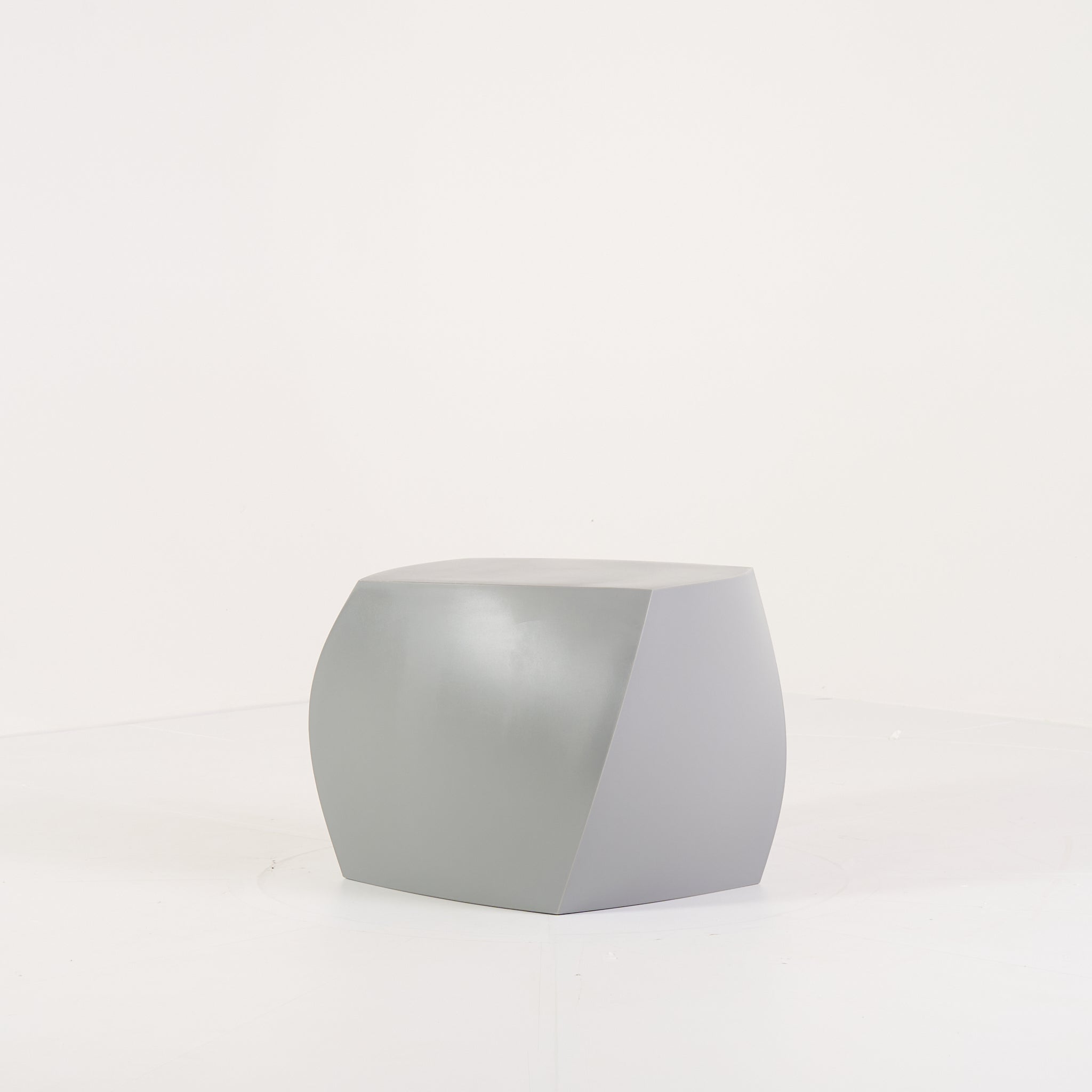 Gehry Left Twist Cube by Heller in Silver | Gently Used – Good | Shop Now | MO-HLR-1016_28-1390-Hero Image-5