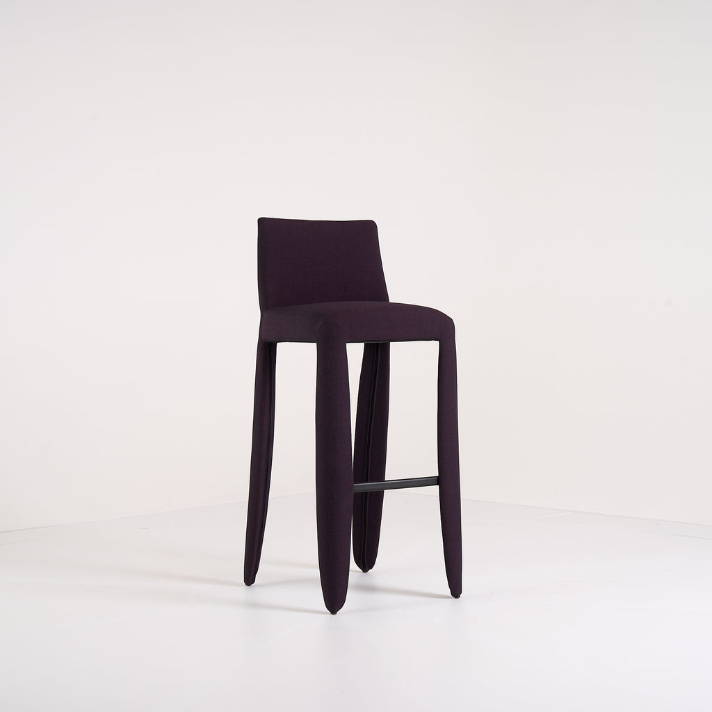 Monster Bar Stool (High) by Moooi in Naked, Remix 3 Fabric | Open Box – Excellent | Shop Now | MO-MOO-8718282763866-168-Hero Image-1