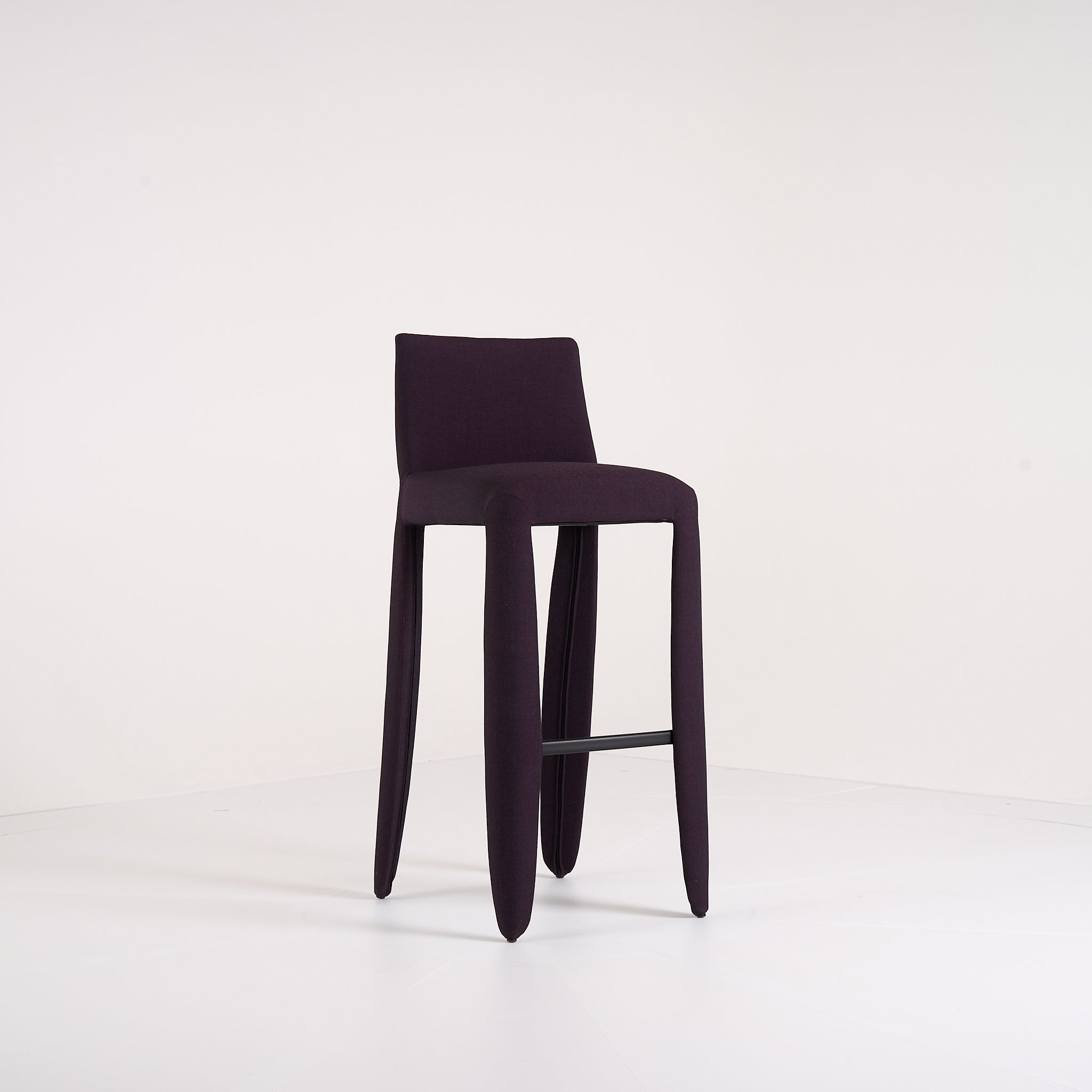 Monster Bar Stool (High) by Moooi in Naked, Remix 3 Fabric | Open Box – Excellent | Shop Now | MO-MOO-8718282763866-168-Hero Image-1