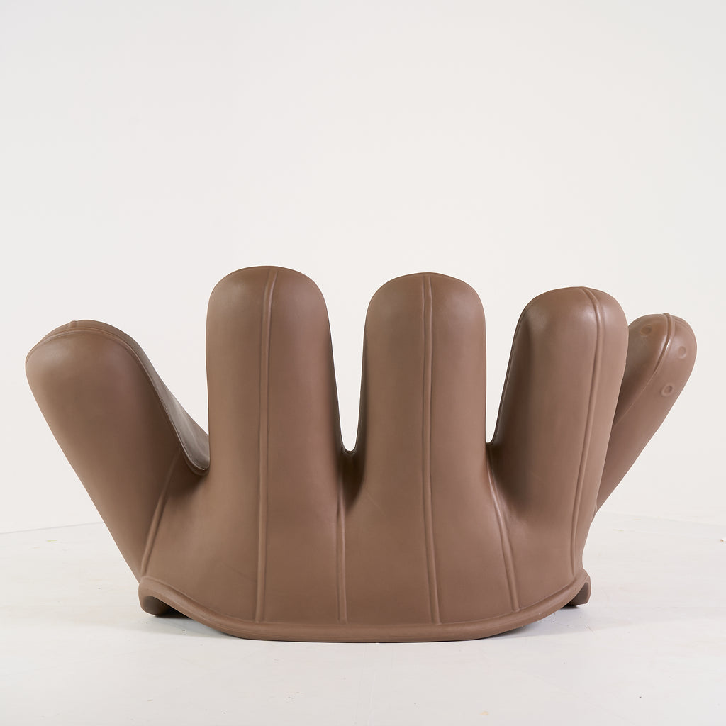 Vintage Joe Baseball Glove Chair by Heller in Brown | Floor Sample – Very Good | Shop Now | MO-HLR-1007_42-1456-Hero Image-5