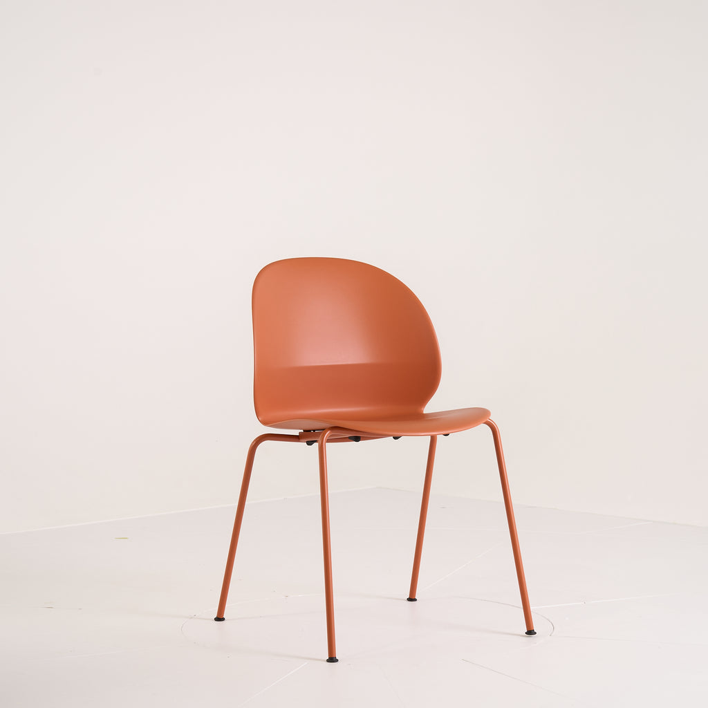 Recycle Chair by Fritz Hansen in Dark Orange / Powder Coated | Gently Used – Good | Shop Now | MO-FHA-N02_10_Chair-95-Hero Image-1