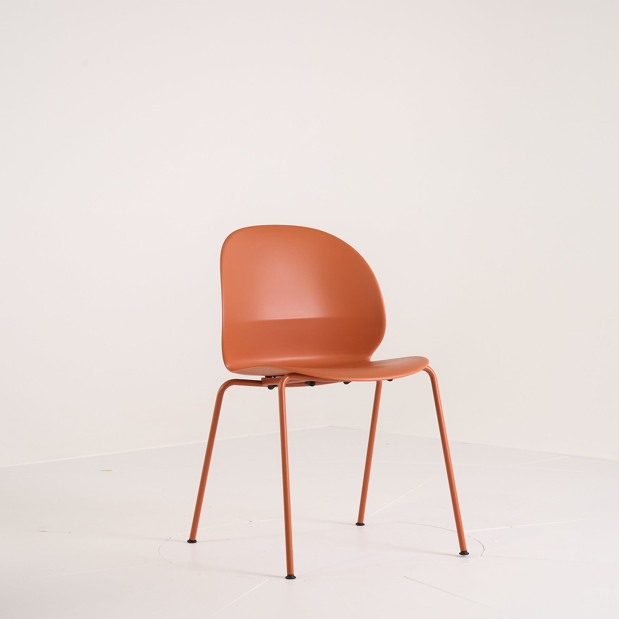 Recycle Chair by Fritz Hansen in Dark Orange / Powder Coated | Gently Used – Good | Shop Now | MO-FHA-N02_10_Chair-95-Hero Image-1