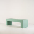 Vignelli Bench by Heller in Medium / Celadon | Floor Sample – Very Good | Shop Now | MO-HLR-1034_29-1364-Hero Image-7