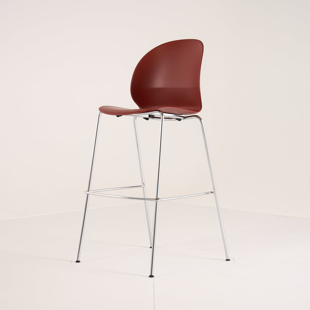 Recycle Barstool by Fritz Hansen in Dark Red / Chrome | Gently Used – Good | Shop Now | MO-FHA-N02_50-87-Hero Image-7