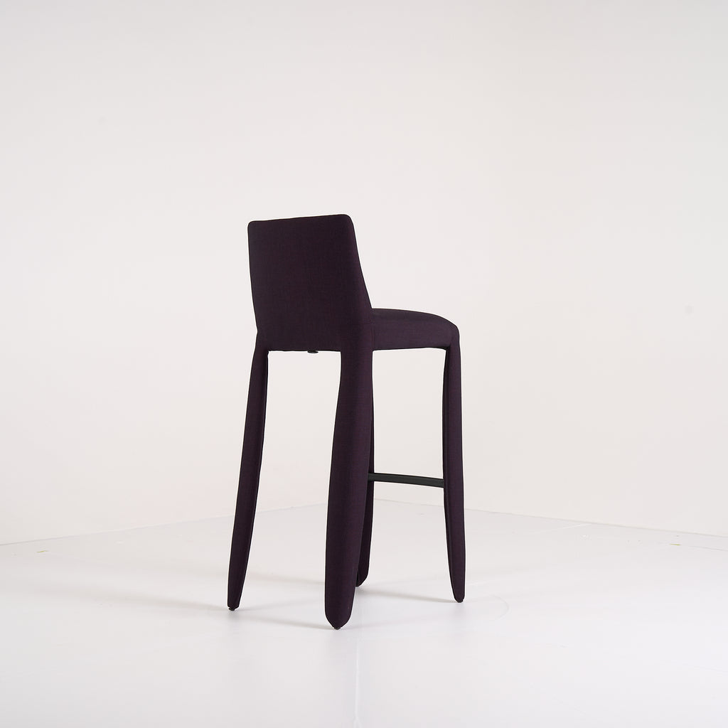 Monster Bar Stool (High) by Moooi in Naked, Remix 3 Fabric | Open Box – Excellent | Shop Now | MO-MOO-8718282763866-168-Hero Image-4