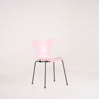 Series 7 Chair by Fritz Hansen in Pale Rose Lacquer / Warm Graphite | Gently Used – Good | Shop Now | MO-FHA-3107-67-Hero Image-3