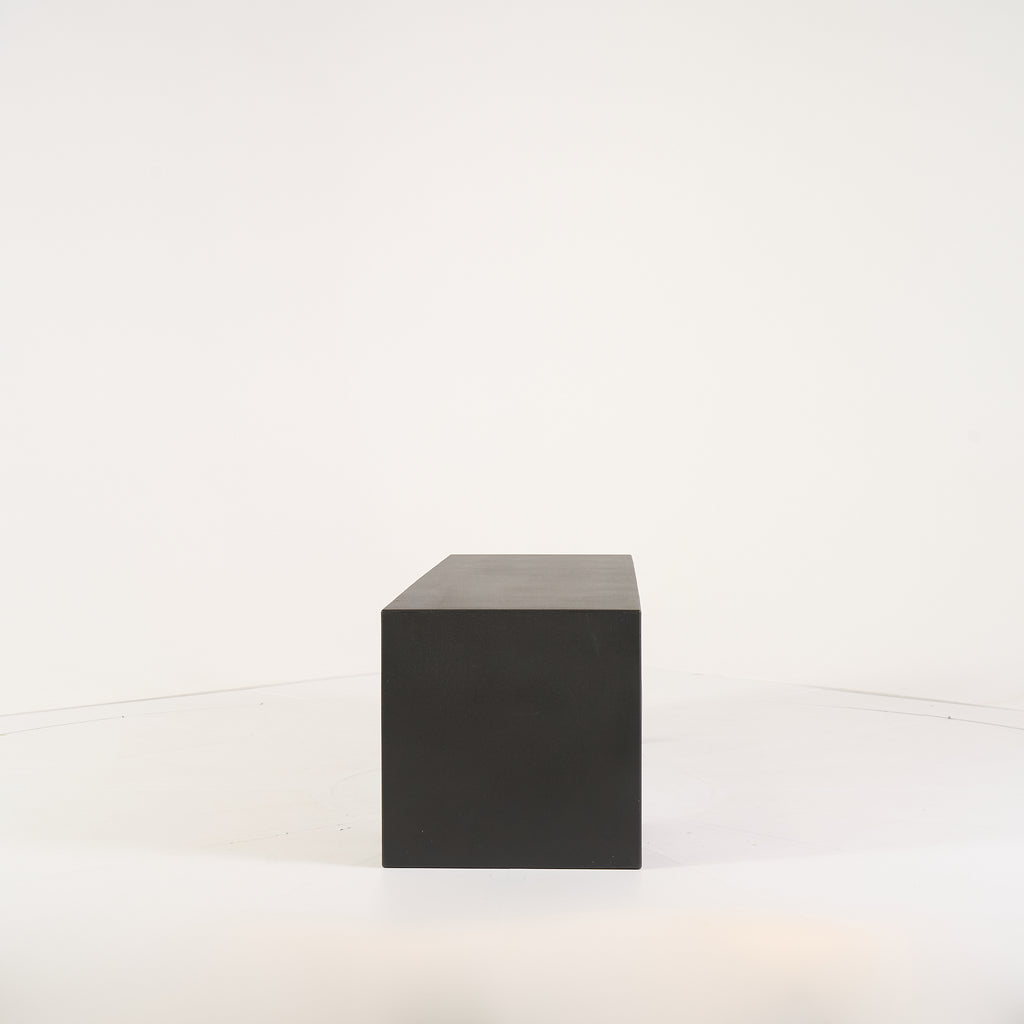 Vignelli Bench by Heller in Medium / Dark Grey | Floor Sample – Very Good | Shop Now | MO-HLR-1034_12-1358-Hero Image-3