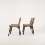 Vik Chair Dining Chair (Set of 4) by Ligne Roset in Steelcut Trio / Divina - Orage / Grege | Gently Used – Good | Shop Now | MO-LIR-10261231-1214-Hero Image-6