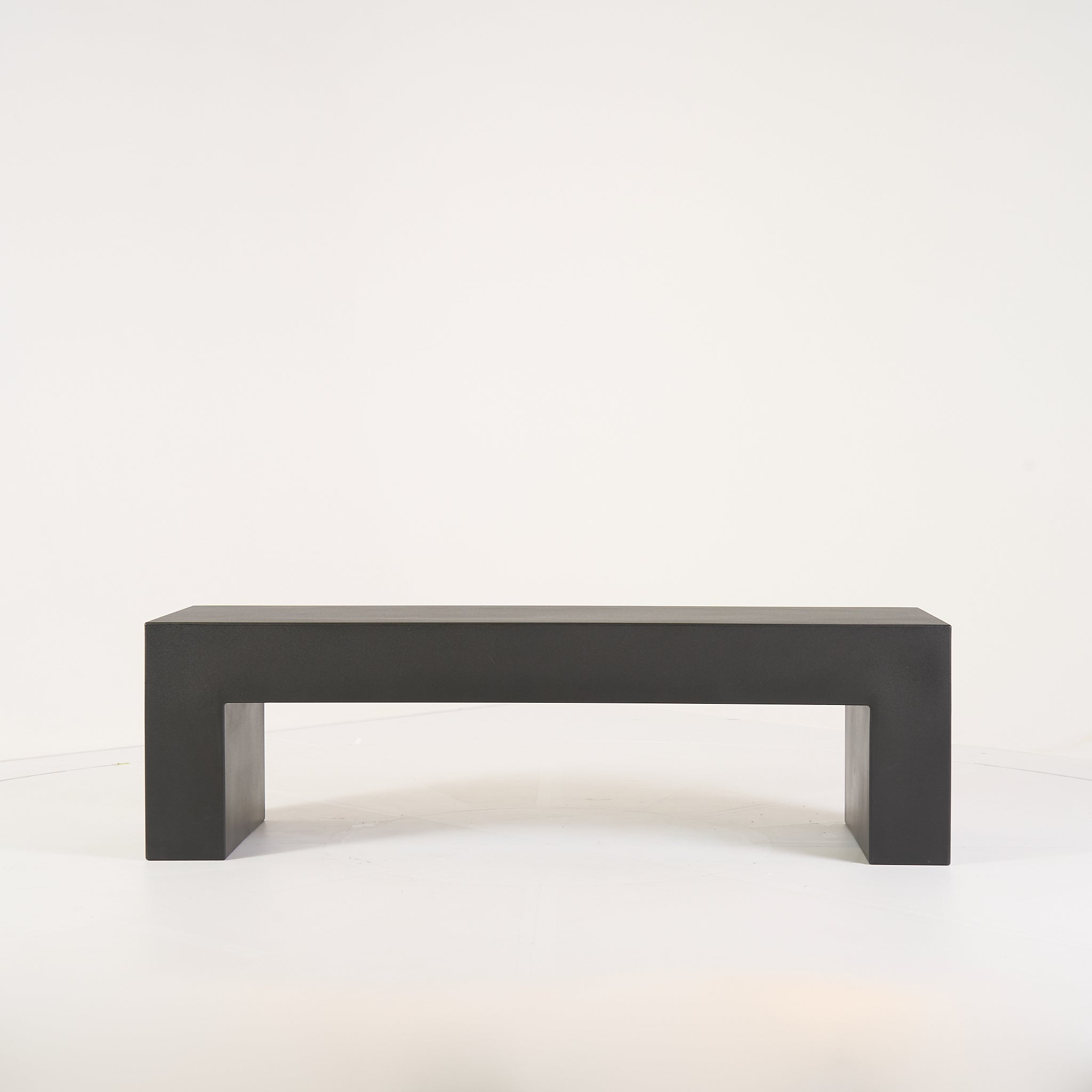 Vignelli Bench by Heller in Medium / Dark Grey | Floor Sample – Very Good | Shop Now | MO-HLR-1034_12-1358-Hero Image-2