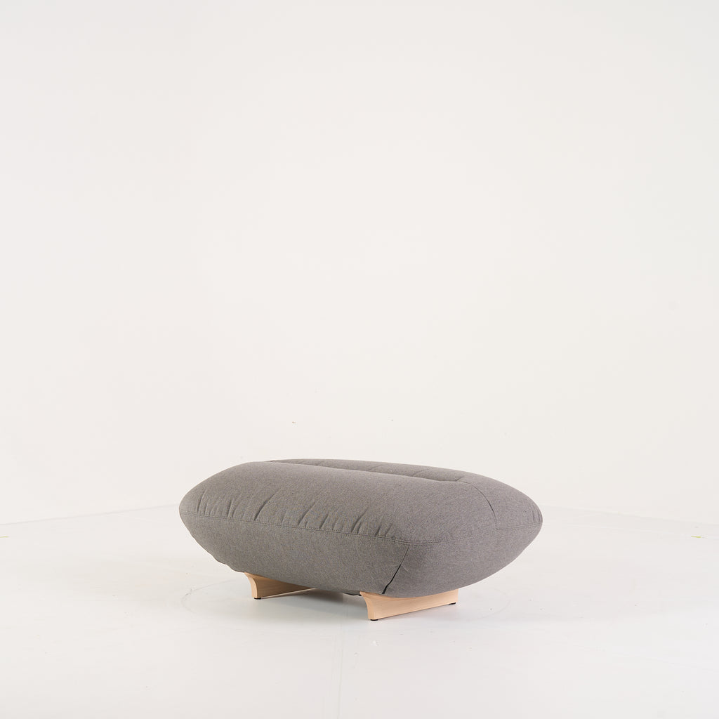 Manarola Stool by Ligne Roset in Sunbrella Heritage Granit | Floor Sample – Very Good | Shop Now | MO-LIR-14090300-1200-Hero Image-7