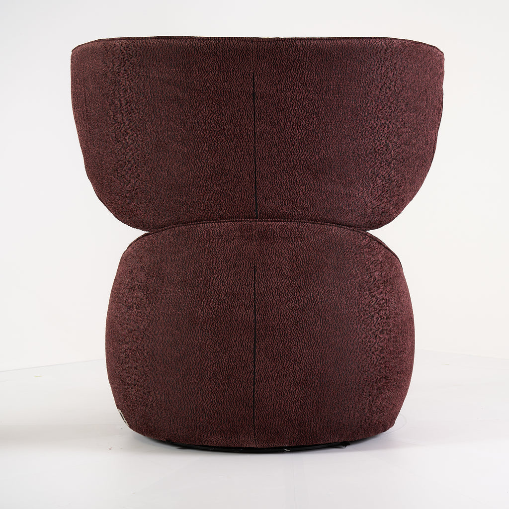 Hana Armchair Wingback by Moooi in Calligraphy Bird / Jacquard Plum | Gently Used – Good | Shop Now | MO-MOO-8718282751986-167-Hero Image-4