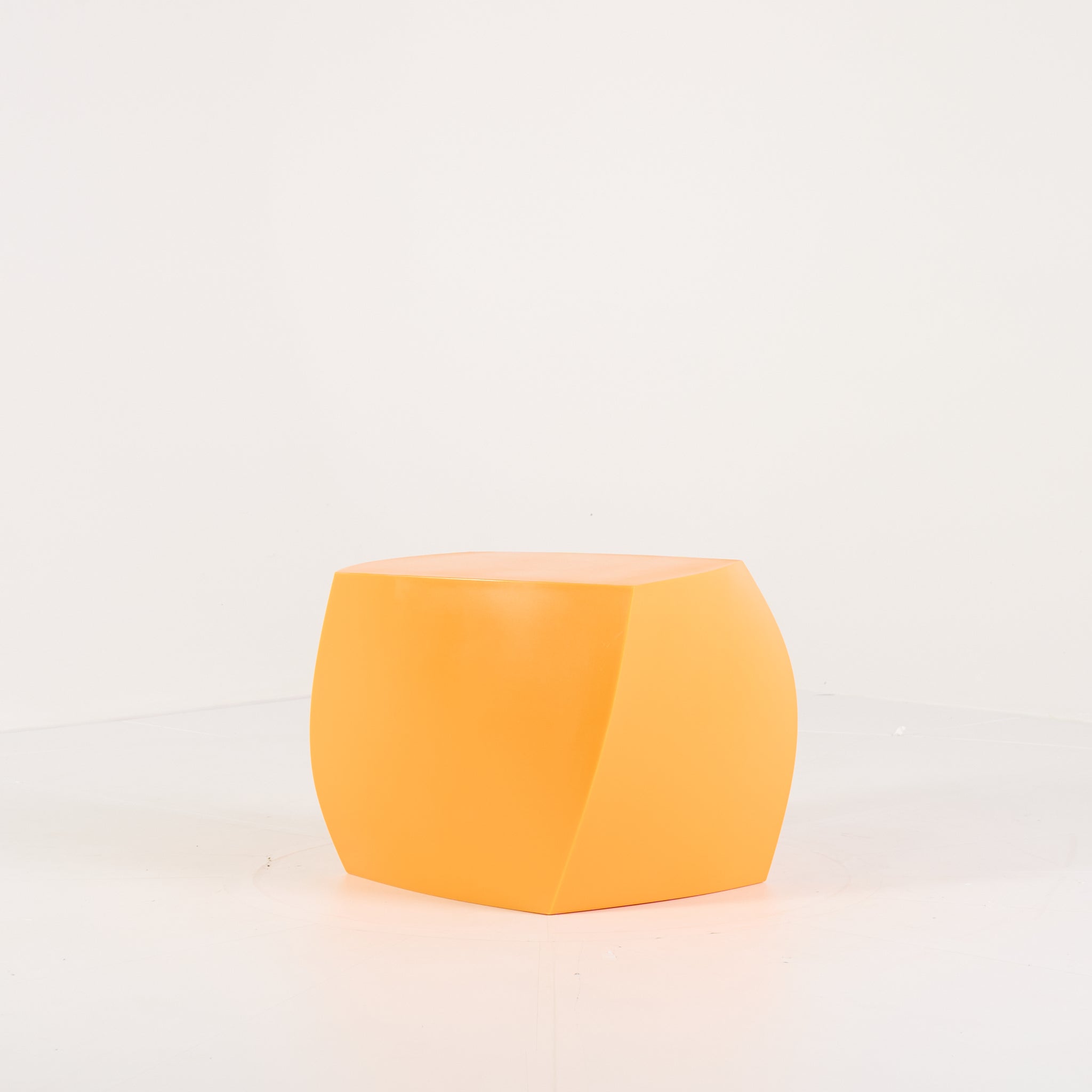 Gehry Left Twist Cube by Heller in Yellow | Gently Used – Good | Shop Now | MO-HLR-1016_03-1392-Hero Image-3