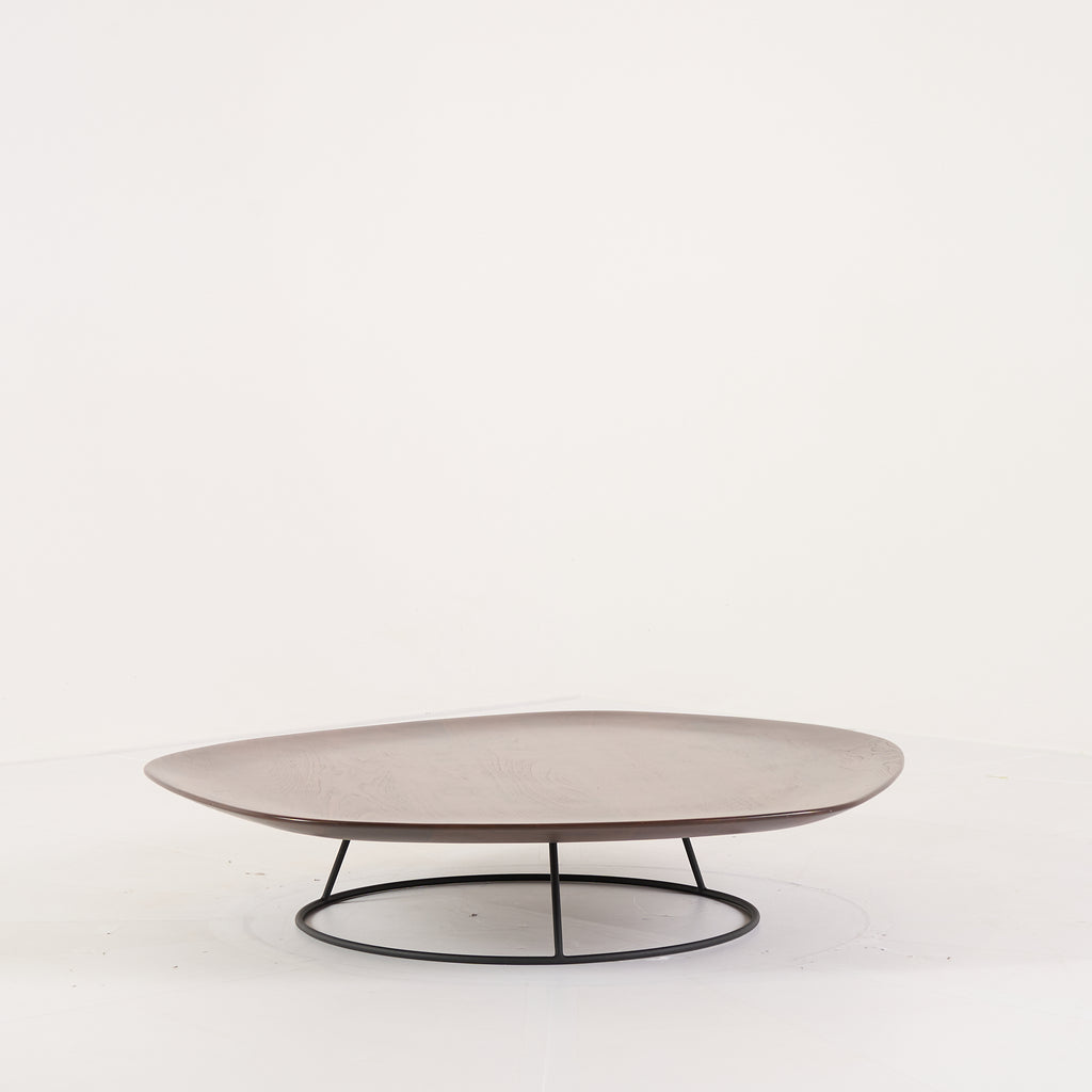 Pebble Low Table Large by Ligne Roset in Concave Top, Solid Wood | Floor Sample – Very Good | Shop Now | MO-LIR-19960050-1160-Hero Image-5