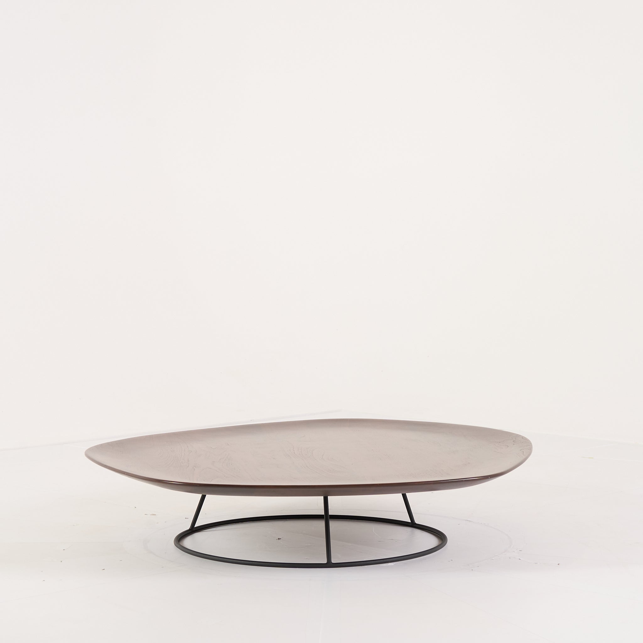 Pebble Low Table Large by Ligne Roset in Concave Top, Solid Wood | Floor Sample – Very Good | Shop Now | MO-LIR-19960050-1160-Hero Image-5