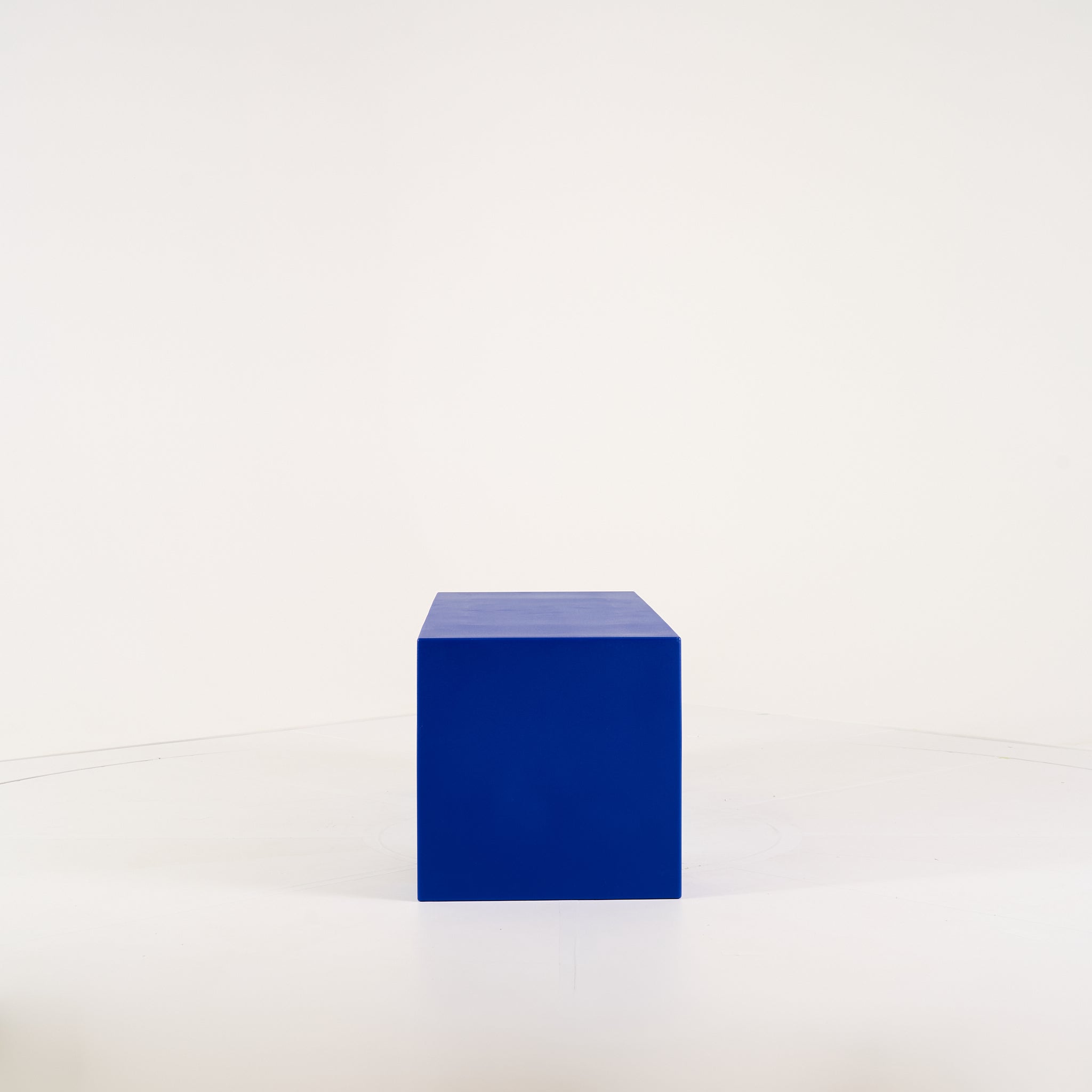Vignelli Bench by Heller in Small 48" / Blue | Open Box – Excellent | Shop Now | MO-HLR-1035_10-1351-Hero Image-3