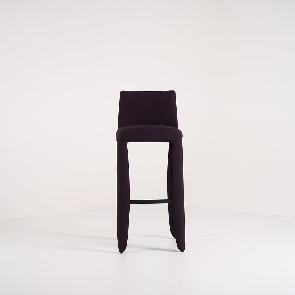 Monster Bar Stool (High) by Moooi in Naked, Remix 3 Fabric | Open Box – Excellent | Shop Now | MO-MOO-8718282763866-168-Hero Image-7