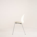 Recycle Chair by Fritz Hansen in Off White / Chrome | Well Loved – Fair | Shop Now | MO-FHA-N02_10_Chair-93-Hero Image-3