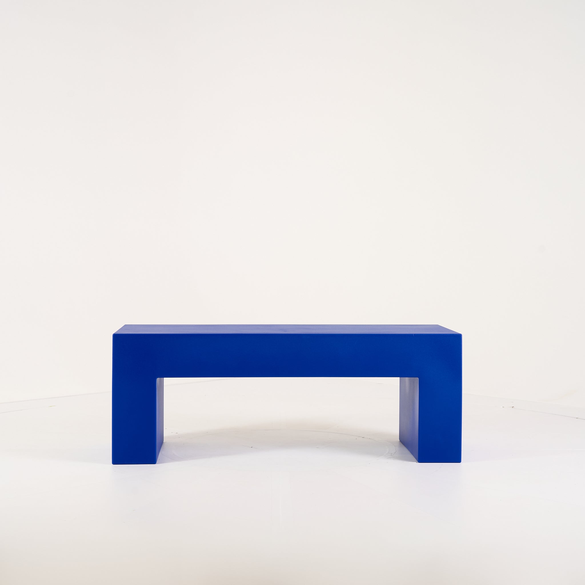 Vignelli Bench by Heller in Small 48" / Blue | Open Box – Excellent | Shop Now | MO-HLR-1035_10-1351-Hero Image-5
