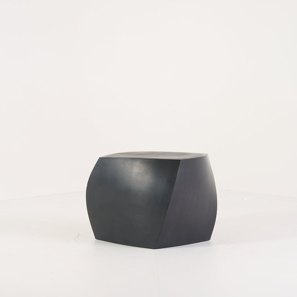 Gehry Left Twist Cube by Heller in Black | Well Loved – Fair | Shop Now | MO-HLR-1016_06-1402-Hero Image-4