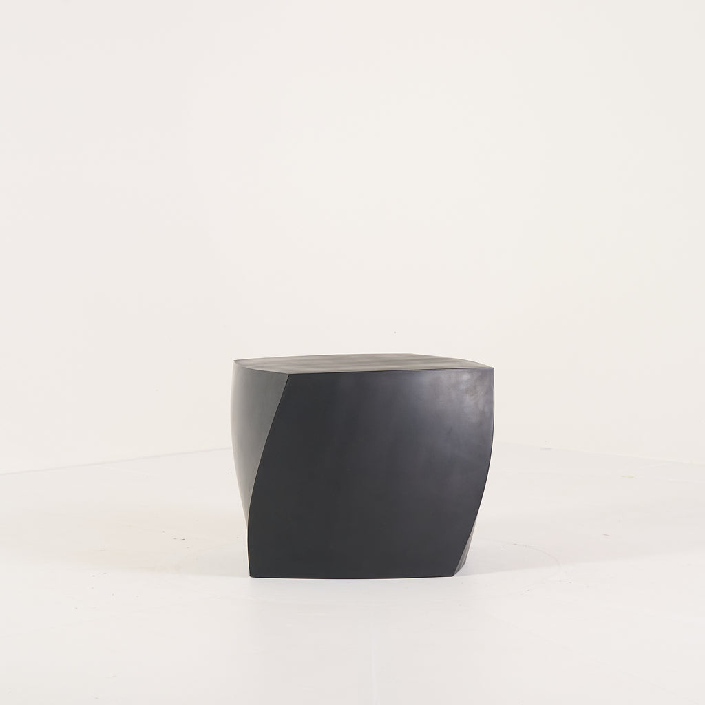 Gehry Left Twist Cube by Heller in Black | Well Loved – Fair | Shop Now | MO-HLR-1016_06-1402-Hero Image-5