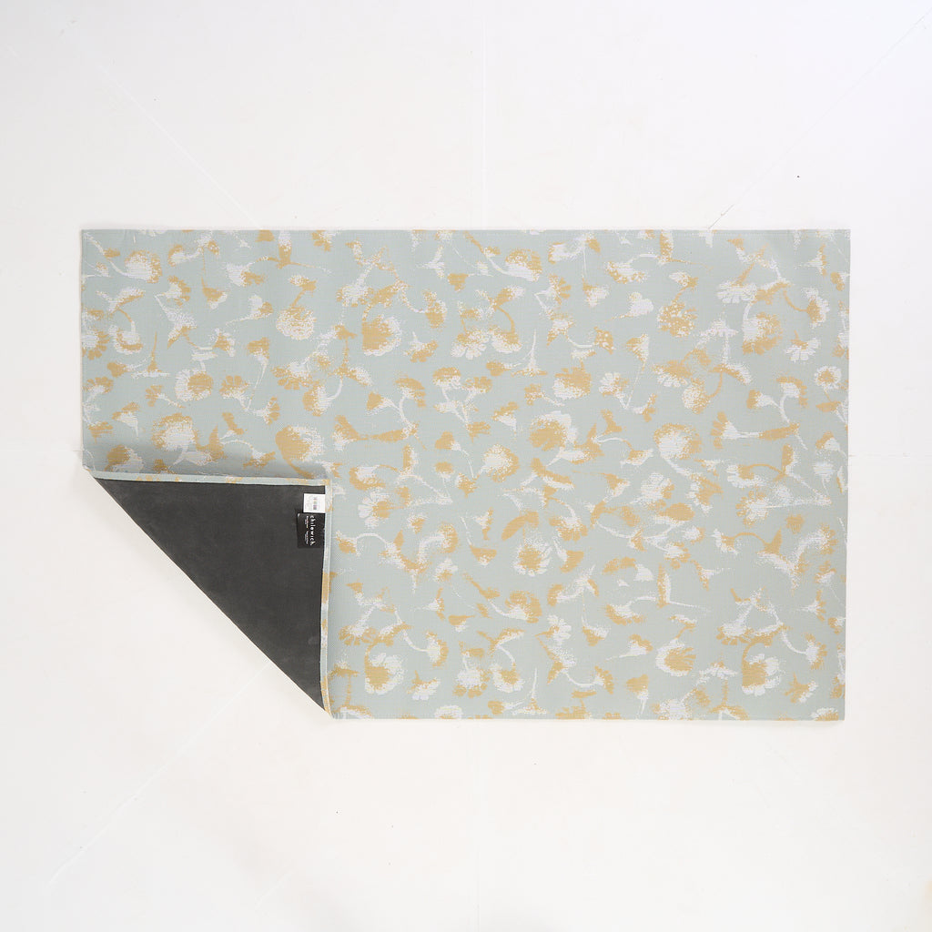 Botanic Floormat - Mint by Chilewich in 46" x 72" | Pristine | Shop Now | MO-CHW-200900_002-1461-Hero Image-3
