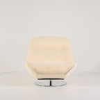 Manarola Swivelling Armchair by Ligne Roset in Alcantara Eggshell | Project Piece – As-Is | Shop Now | MO-LIR-14090200-1421-Hero Image-1