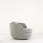 Bart Armchair Swivel by Moooi in Perla Fabric | Open Box – Excellent | Shop Now | MO-MOO-8718282747071-183-Hero Image-3