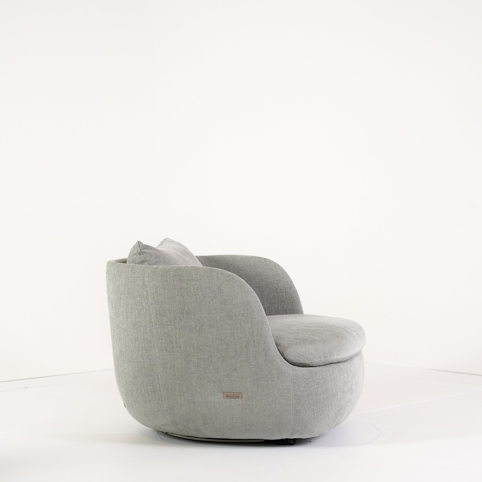 Bart Armchair Swivel by Moooi in Perla Fabric | Open Box – Excellent | Shop Now | MO-MOO-8718282747071-183-Hero Image-3