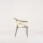 Serpentine Chair with Arms by Ligne Roset in Outdoor, Ecru Fabric | Gently Used – Good | Shop Now | MO-LIR-10262095-1167-Hero Image-3