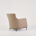 Riga Armchair by Ligne Roset in Low Back - Diva / Harald - Platine / Canard | Gently Used – Good | Shop Now | MO-LIR-13501260_13506250-1210-Hero Image-5
