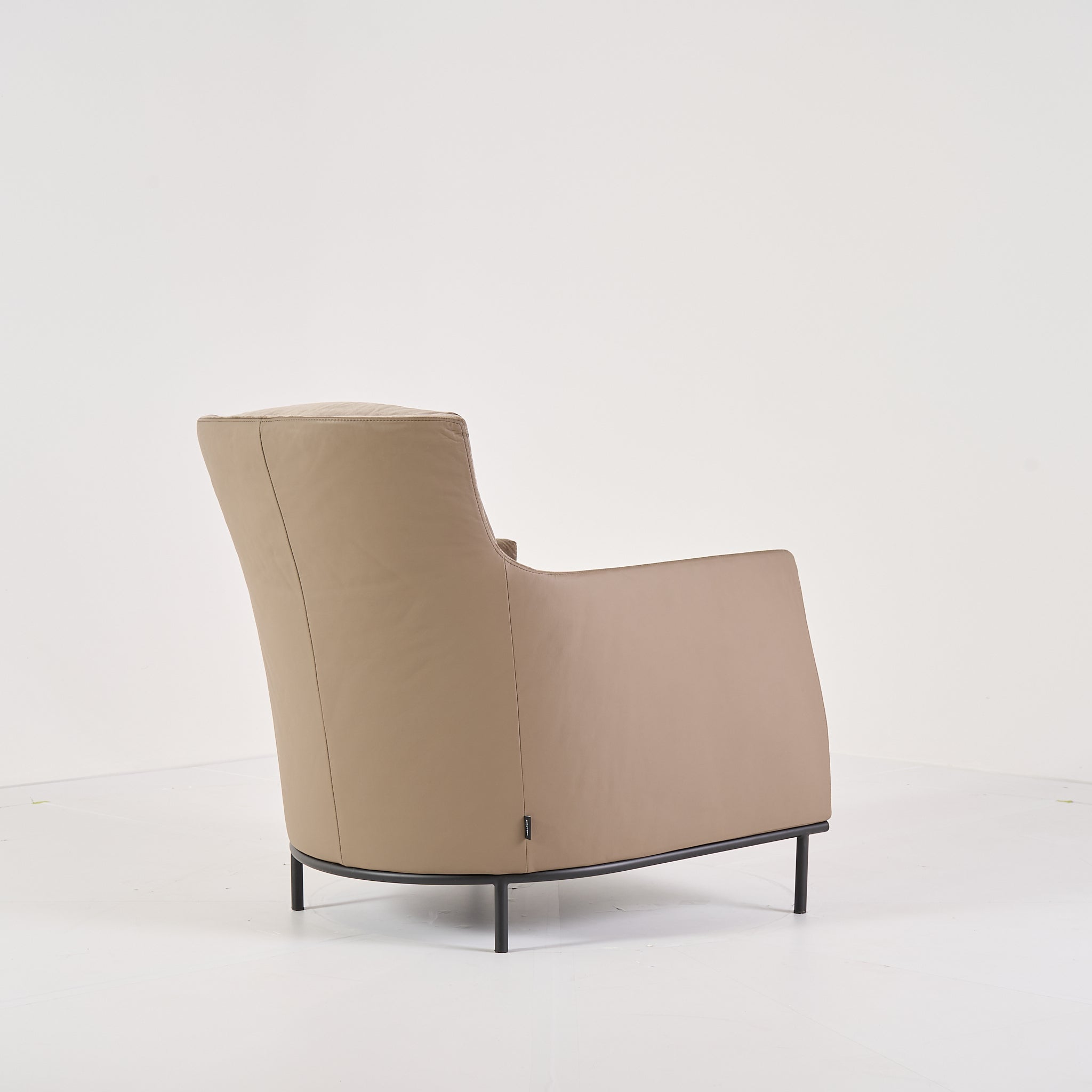 Riga Armchair by Ligne Roset in Low Back - Diva / Harald - Platine / Canard | Gently Used – Good | Shop Now | MO-LIR-13501260_13506250-1210-Hero Image-5