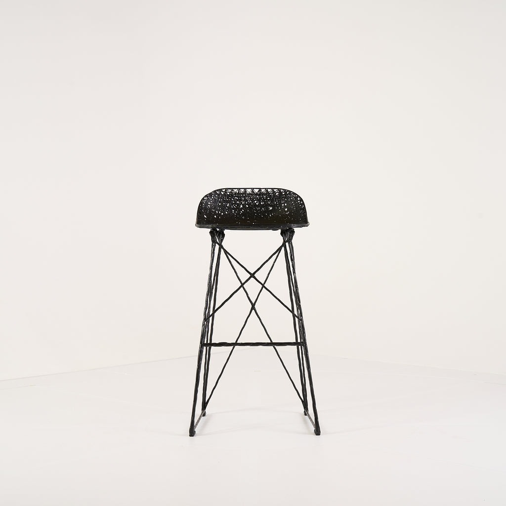 Carbon Bar Stool by Moooi in High | Floor Sample – Very Good | Shop Now | MO-MOO-8718282340166-131-Hero Image-2