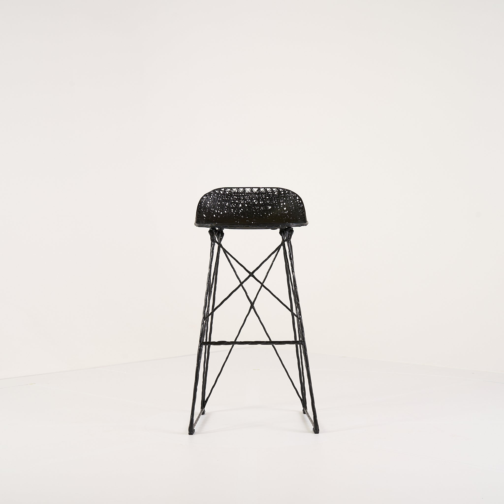 Carbon Bar Stool by Moooi in High | Floor Sample – Very Good | Shop Now | MO-MOO-8718282340166-131-Hero Image-2