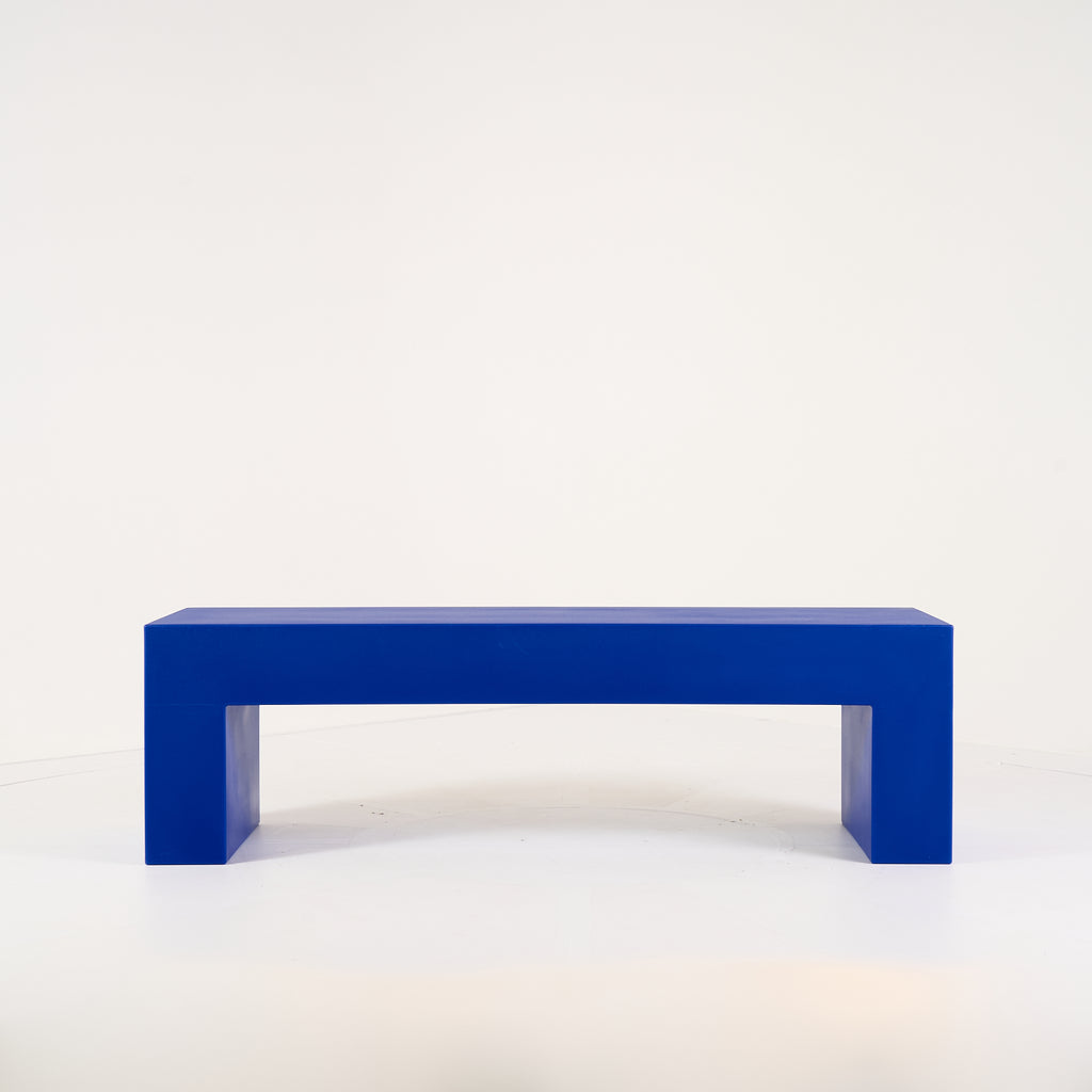 Vignelli Bench by Heller in Medium / Blue | Gently Used – Good | Shop Now | MO-HLR-1034_10-1359-Hero Image-2