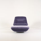 Manarola Swivelling Armchair w/ Footstool by Ligne Roset in Harald Pigeon | Floor Sample – Very Good | Shop Now | MO-LIR-14090200_14090350-1217-Hero Image-1