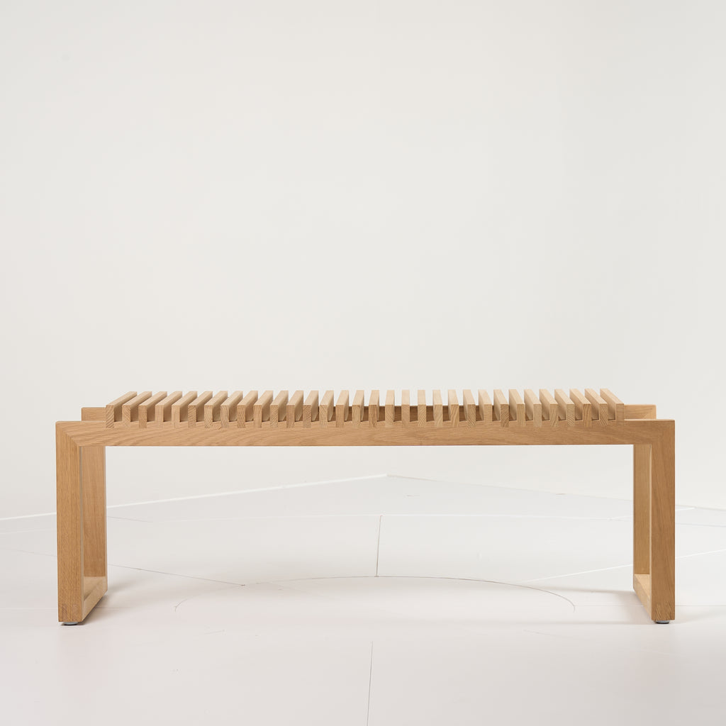 Cutter Bench by Fritz Hansen in Oak / Oak | Floor Sample – Very Good | Shop Now | MO-FHA-S1920400-102-Hero Image-1