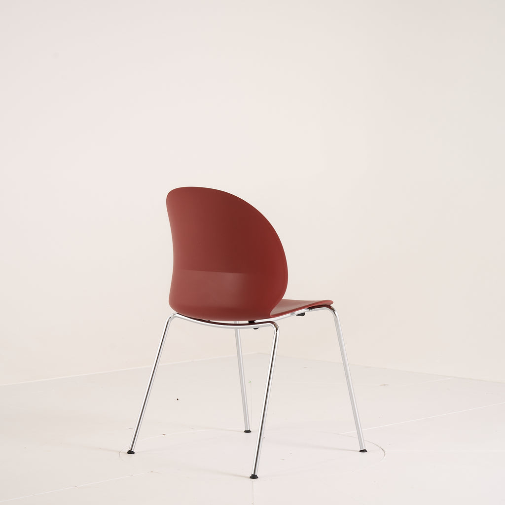 Recycle Chair by Fritz Hansen in Dark Red / Chrome | Gently Used – Good | Shop Now | MO-FHA-N02_10_Chair-89-Hero Image-1