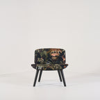 Nut Lounge by Moooi in Menagerie of Extinct Animals Velvet Raven, Black | Well Loved – Fair | Shop Now | MO-MOO-8718282746067-158-Hero Image-5
