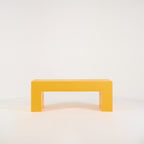 Vignelli Bench by Heller in Small / Yellow | Floor Sample – Very Good | Shop Now | MO-HLR-1035_08-1349-Hero Image-1