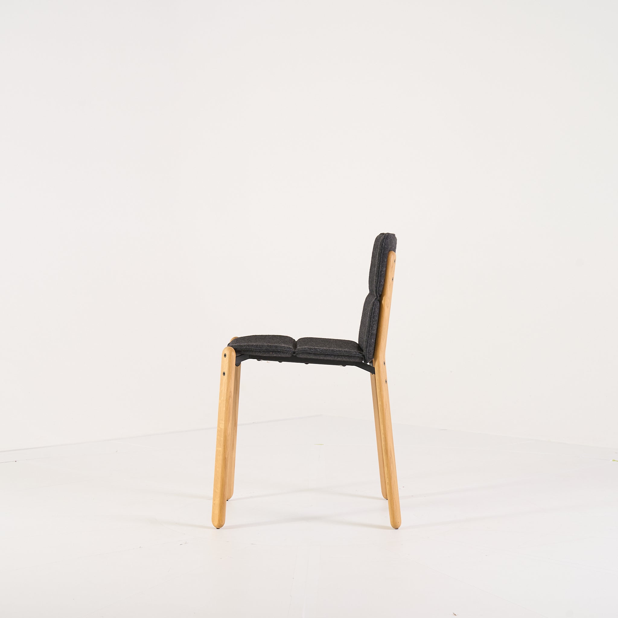 Paddock Chair by Ligne Roset in Feutre Anthracite | Floor Sample – Very Good | Shop Now | MO-LIR-10260880-1411-Hero Image-6