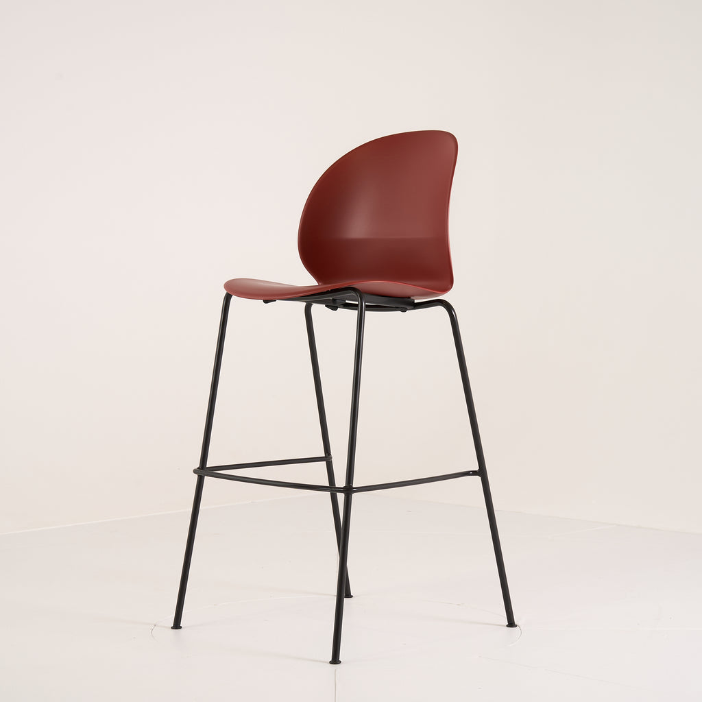 Recycle Barstool by Fritz Hansen in Dark Red / Black | Gently Used – Good | Shop Now | MO-FHA-N02_50-86-Hero Image-2