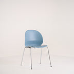 Recycle Chair by Fritz Hansen in Light Blue / Chrome | Well Loved – Fair | Shop Now | MO-FHA-N02_10_Chair-91-Hero Image-4