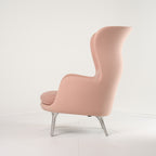 Ro Chair by Fritz Hansen in Christianshavn 1130 / Brushed Aluminum | Open Box – Excellent | Shop Now | MO-FHA-JH1-40-Hero Image-4